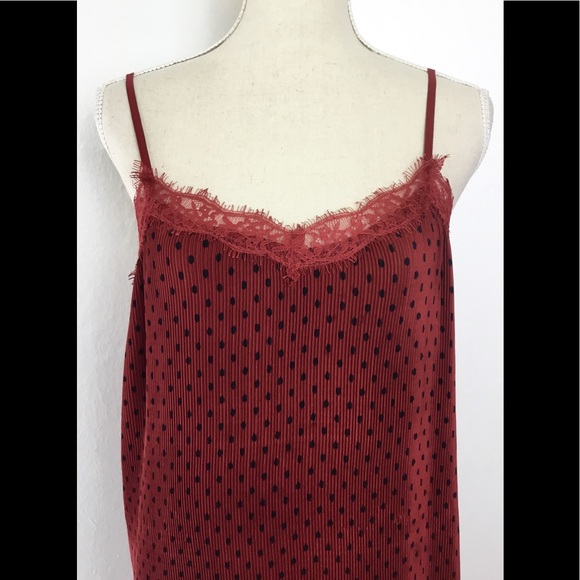 Free People Slip Dress Polka Dot Outer SLIP ONLY - Picture 4 of 7